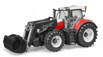 Traktor ciągnik STEYR 6300 TERRUS CVT z ładowarką czołową Bruder