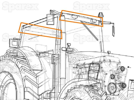 Lampa robocza LED New Holland CASE 42W 2800LM 10-30V