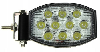 Owalna boczna lampa robocza halogen 10 LED 30W 2400 lm