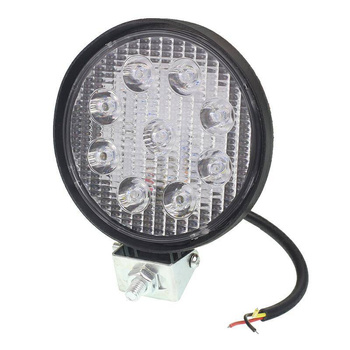 Okrągła lampa robocza 9 LED 12V FI 116 mm