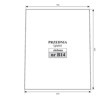 Szyba przednia gięta ładowarki teleskopowej Manitou ML, MLT, MRT 562608