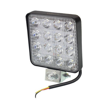 Lampa robocza kwadratowa cofania warsztatowa 16 LED 48W 12/24V