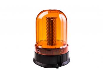 Lampa ostrzegawcza błyskowa kogut na magnes LED 12/24V 24W 93L